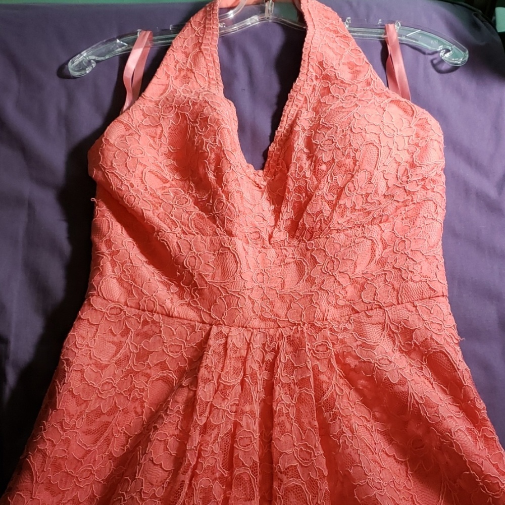 Lace Halter Top Dress